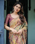 Vasthrlay Handloom Turquoise Traditional Saree
