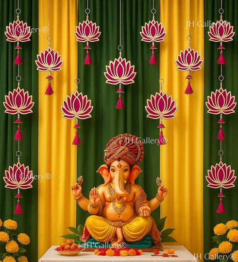 Lotus Decoration Floral Wall Hangings