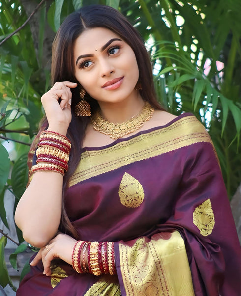 Vasthrlay Kanjivaram Traditional Unstitched Saree