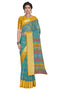 Vasthrlay Organza Bandhani Green Ethnic Wear