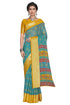 Vasthrlay Organza Bandhani Green Ethnic Wear