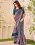 Vasthrlay Georgette Weaving Yellow Saree