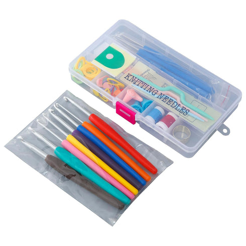Crochet Hook Needle Set of 53 with Case