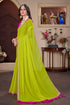 Vasthrlay Georgette Pumpum Green Ethnic Wear