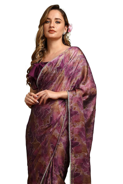 Vasthrlay Fashion Georgette Leheriya Dark Ethnic Wear