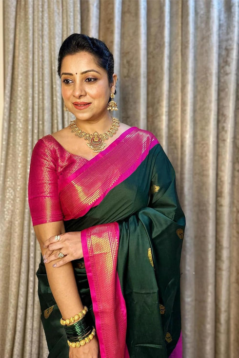 Vasthrlay Kanjivaram Lichi Blouse Ethnic Wear