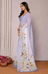 Vasthrlay Lavender Printed Saree