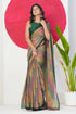 Vasthrlay Fashion Chiffon Georgette Teal Ethnic Wear