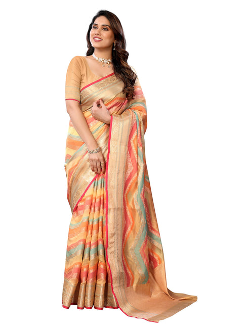 Vasthrlay Jacquard Unstitched Saree