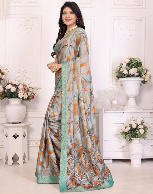 Vasthrlay Tussar Printed Az Ys Rajal Ethnic Wear