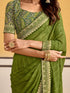 Vasthrlay Georgette Embroidered Unstitched Designer Ethnic Wear