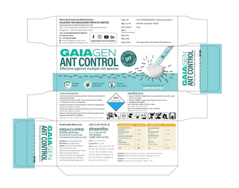 Gaiagen Ant Control Gel | Permanent Ant Removal From Home