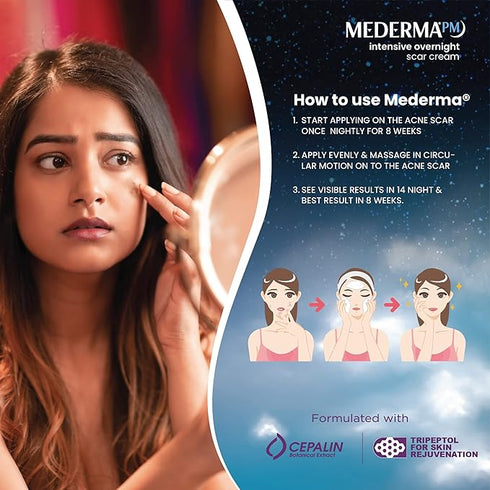 Mederma PM Old | New Acne Scar Removal Cream