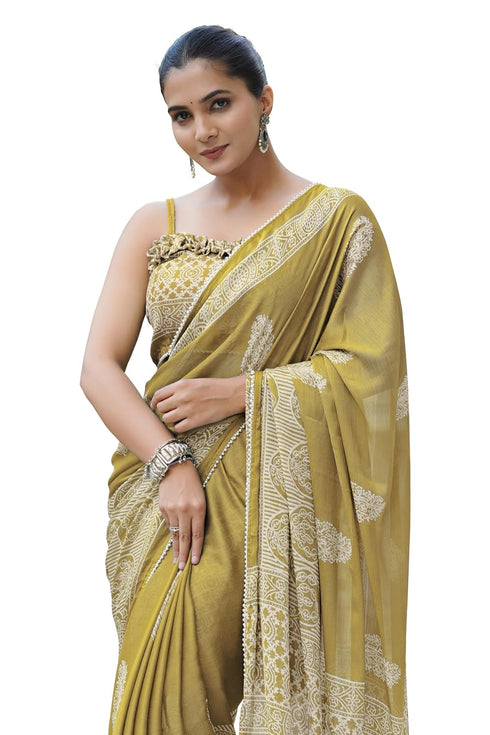 Vasthrlay Fashion Chiffon Printed Ethnic Wear