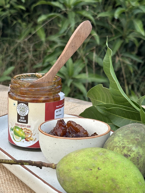Earth Story Farms Sweet Mango Pickle with Jaggery Gur er Mishti