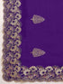 Vasthrlay Shimmer Chiffon Lavender Saree