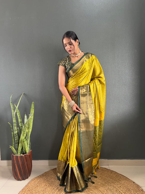 Vasthrlay Kanjivaram Blouse Traditional Pistablue