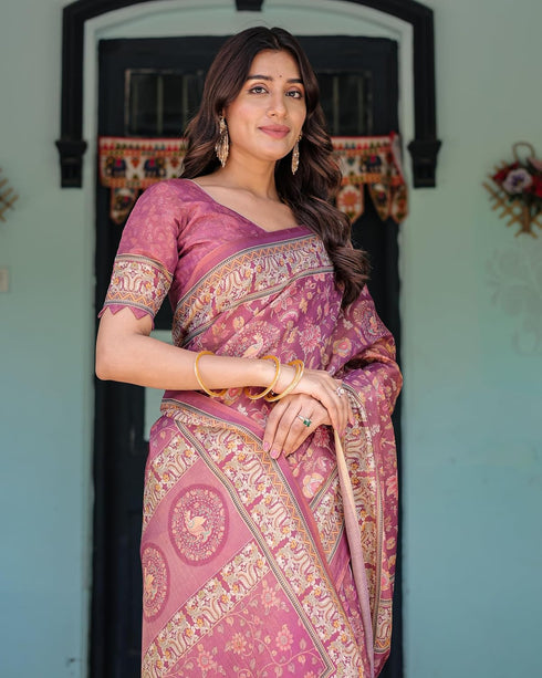 Vasthrlay Handloom Printed Saree