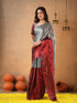 Vasthrlay Handloom Unstitched Beigegold Ethnic Wear