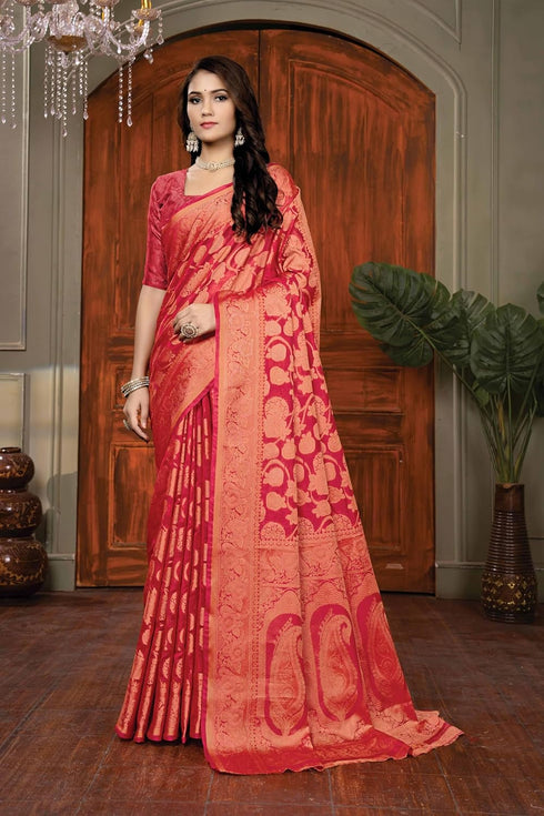 Vsathrlay Kanjivaram Banarasi Festival Wedding Ethnic Wear
