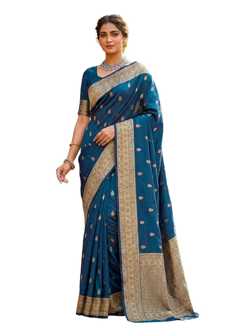 Vasthrlay Jaquard Traditional Unstitch Pink Ethnic Wear