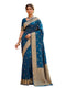 Vasthrlay Jaquard Traditional Unstitch Pink Ethnic Wear