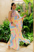 Vasthrlay Fashion Georgette Geometric Green Ethnic Wear