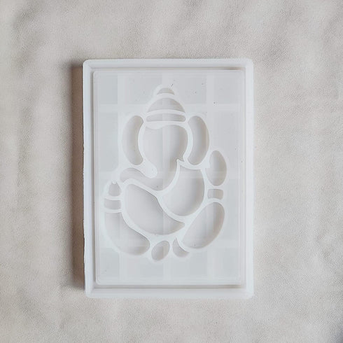 Polaris Fox Small Ganesh Frame Silicone Resin Mould 16 x 12 cm