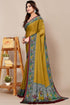 Vasthrlay Fashion Chiffon Georgette Teal Ethnic Wear