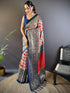 Vasthrlay Chanderi Printed Unstitched Ethnic Wear