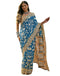 Vasthrlay Womens Printed Unstitched Maroon Saree