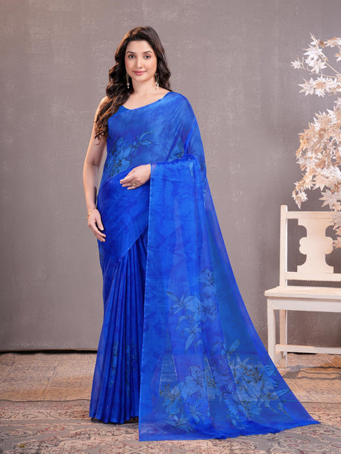 Vasthrlay Chiffon Floral Saree
