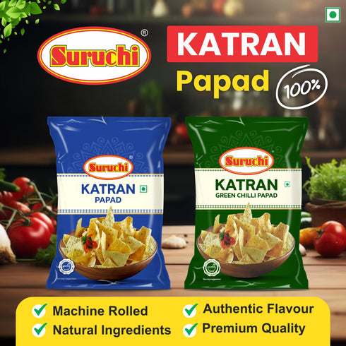 Suruchi Katran Papad Combo Pack of 2 Katran Papad