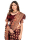 Vasthrlay Kanjivaram Satin Orange Ethnic Wear