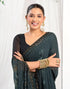 Vasthrlay Georgette Printed Unstitched Maroon Saree
