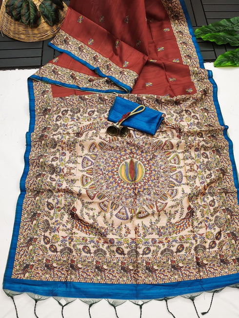 Vasthrlay Madhubani Kalamkari Traditional