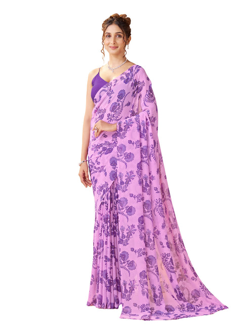 Vasthrlay Georgette Printed Saree