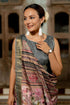 Vasthrlay Fashion Handloom Printed Dusty Ethnic Wear