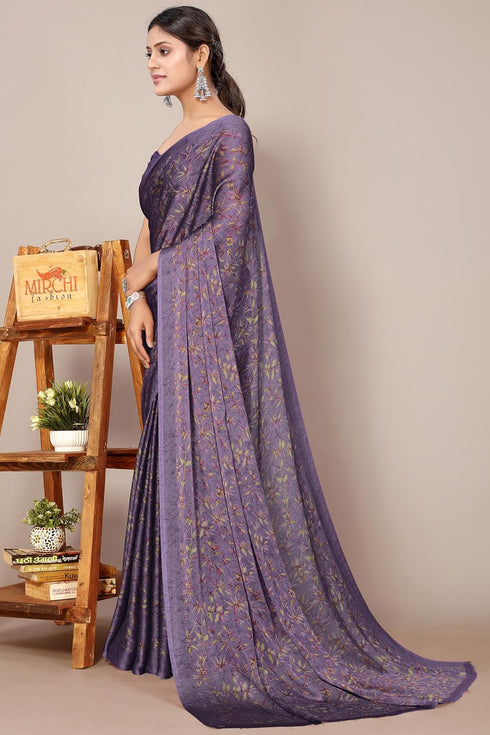 Vasthrlay Fashion Chiffon Printed Ethnic Wear