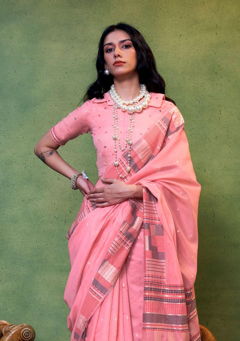 Vasthrlay Kanjivaram Cotton Unstitched Ethnic Wear