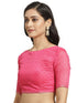 Vasthrlay Floral Unstitched Yellow Ethnic Wear