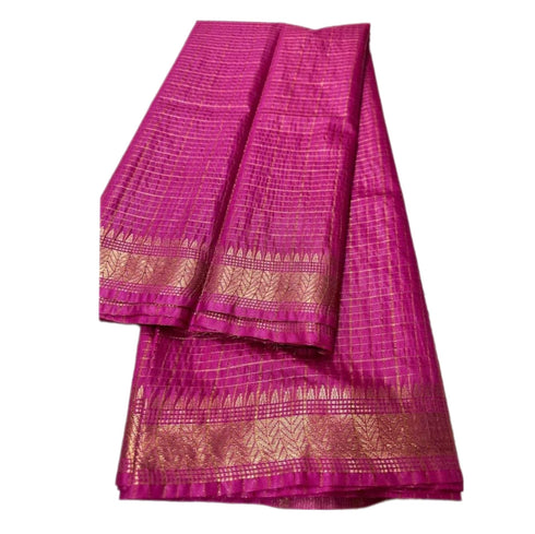 Vasthrlay Bhagalpuri Designer Unstitched Saree