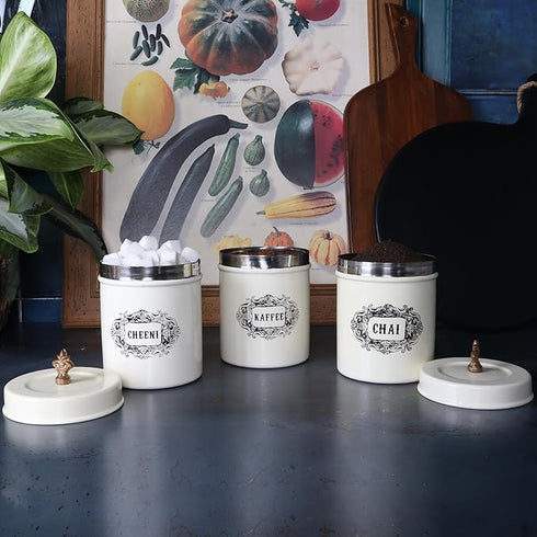Elan Chai Cheeni Kaffee Canister Set