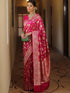 Vasthrlay Saree Kanjivaram Silk Pari Red