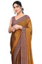 Vasthrlay Fashion Chiffon Georgette Teal Ethnic Wear