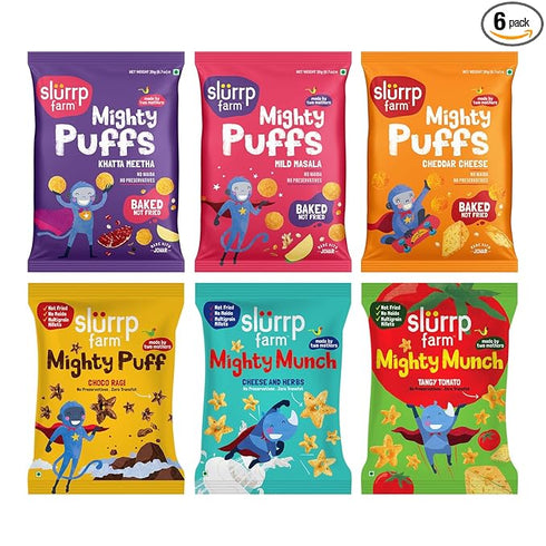 Slurrp Farm Mighty Jowar Puffs