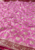 Vasthrlay Banarasi Elephant Unstitched Saree