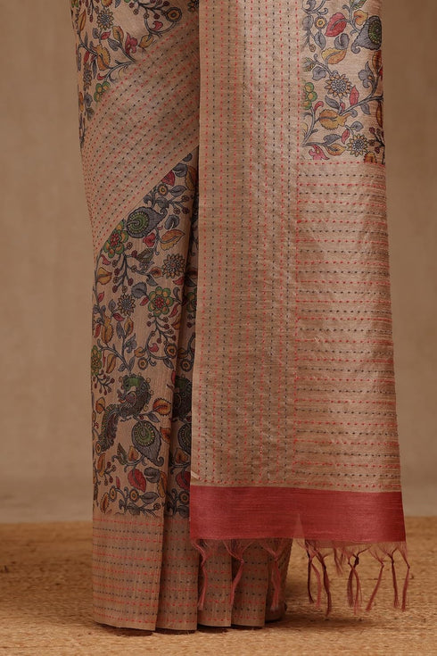 Vasthrlay Chanderi Kalamkari Thread
