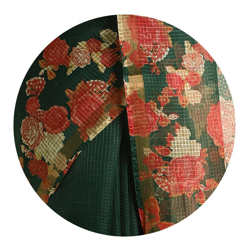 Vasthrlay Fashion Polyester Printed Black Ethnic Wear