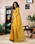 Vasthrlay Chanderi Printed Unstitched Orange Saree